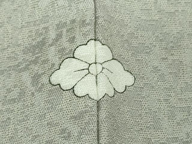 平和屋着物▽極上 洗える最高級着物 ＜英＞はなぶさ謹製 訪問着 単衣 雪輪花文 金彩 たとう紙付き 逸品 DZAA9361kh5