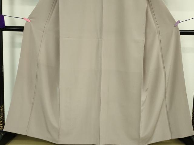 平和屋着物■極上　洗える最高級着物　＜英＞はなぶさ謹製　色無地　薄柿色　たとう紙付き　逸品　DZAA9363kh5