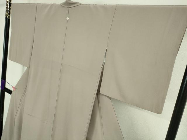 平和屋着物■極上　洗える最高級着物　＜英＞はなぶさ謹製　色無地　薄柿色　たとう紙付き　逸品　DZAA9363kh5