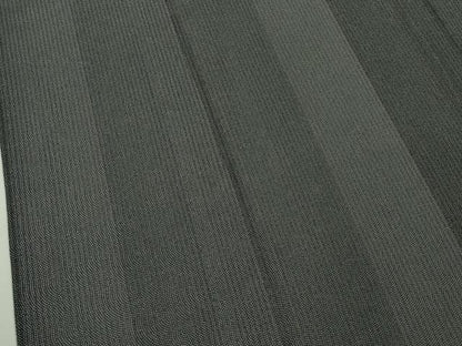 平和屋着物＊極上 夏物 江戸小紋 縦絽 鮫小紋柄 間道 黒地 逸品 DZAA9416kh5