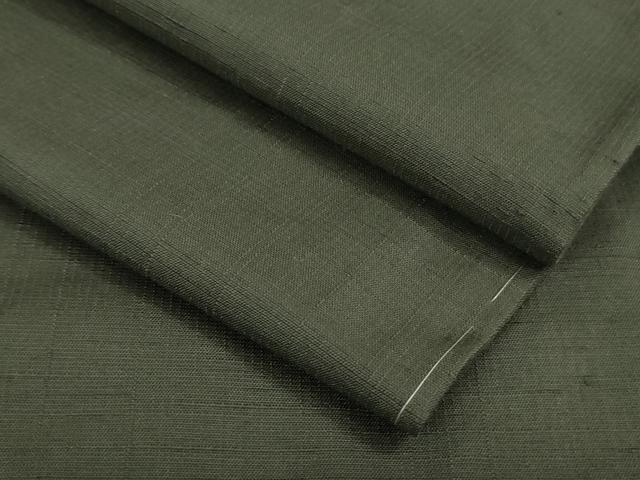 平和屋着物▽極上 男性 紬 単衣 色無地 藍海松茶色 逸品 未使用 DZAA9422kh5