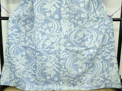 平和屋着物∴極上 夏物 竺仙 浴衣 綿 花唐草文 逸品 DZAA9425kh5