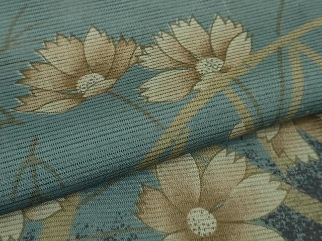 平和屋着物＊極上 夏物 撫松庵 訪問着 絽 コスモス 暈し染め 洗える着物 逸品 未使用 DZAA9444kh5