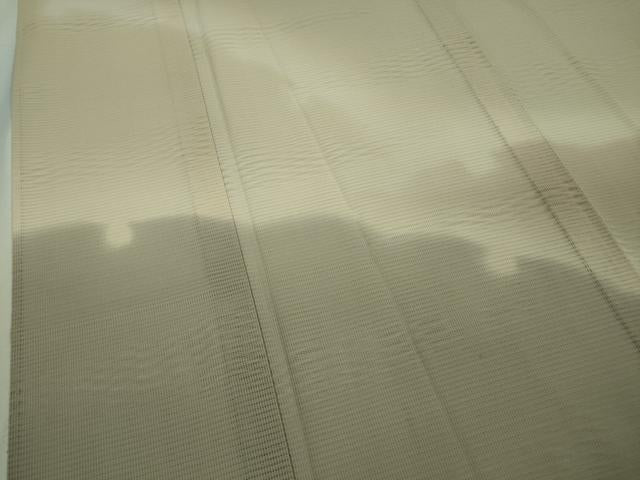 平和屋着物＊極上 夏物 訪問着 絽 菊染 雪輪 暈し染め 砂色地 逸品 DZAA9445kh5