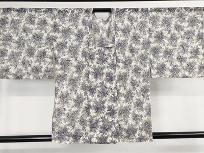 平和屋着物▽極上 道行コート スリーシーズン 塵除け レース 紗 草花文 逸品 DZAA9449kh5
