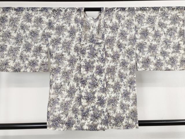 平和屋着物▽極上 道行コート スリーシーズン 塵除け レース 紗 草花文 逸品 DZAA9449kh5