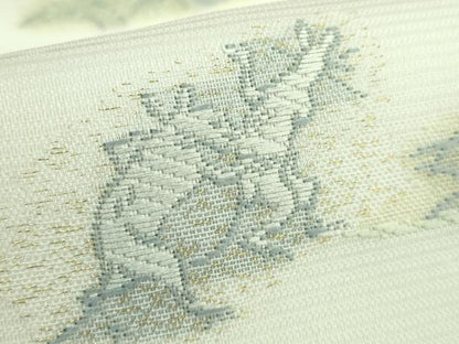 平和屋着物＊極上 夏物 九寸名古屋帯 鳥獣戯画 金銀糸 逸品 新品 DZAA9451kh5
