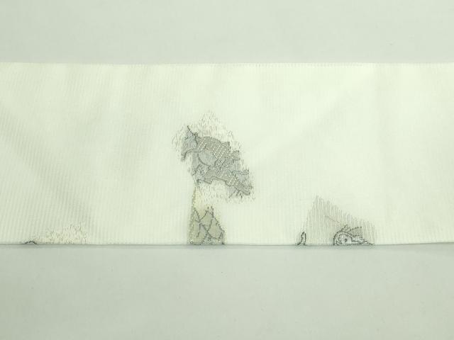 平和屋着物＊極上 夏物 九寸名古屋帯 鳥獣戯画 金銀糸 逸品 新品 DZAA9451kh5