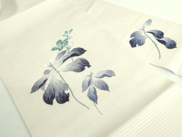 平和屋着物＊極上 夏物 下川響 絽塩瀬 九寸名古屋帯 手描き 花のひびき 金彩 逸品 DZAA9486kh5