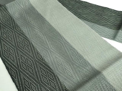 平和屋着物＊極上 夏物 八寸名古屋帯 羅 間道 逸品 DZAA9487kh5