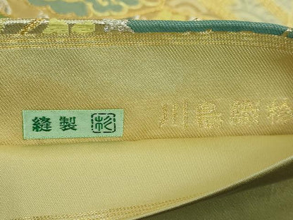 平和屋着物●極上　西陣　川島織物　六通柄　本袋帯　唐織　鳳凰吉祥文　金銀糸　逸品　DZAA9510kh5