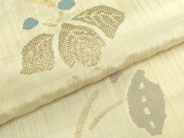 平和屋着物○極上 洛風林 工芸帯地 九寸開き名古屋帯 唐草