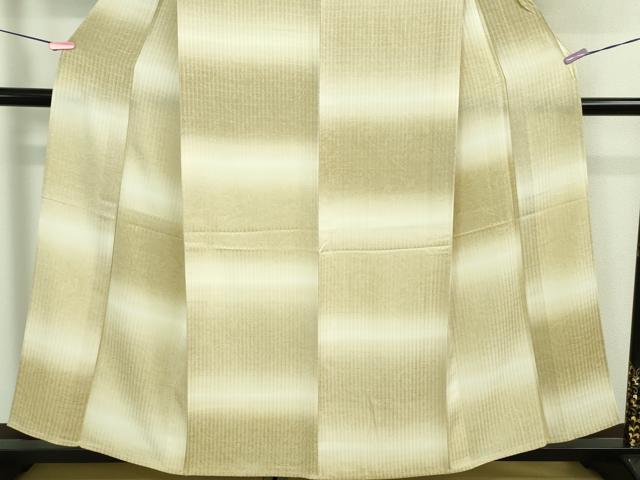 平和屋着物▽極上 二代目 滉 小紋 単衣 いろがさね 錦彩ぼかし 暈し染め さが美扱い 反端付き 逸品 DZAA9557kh5