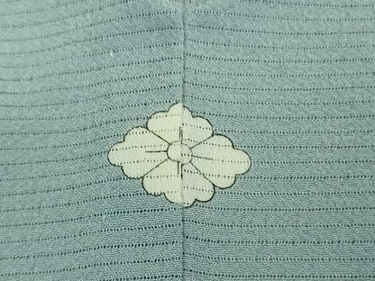 平和屋着物＊極上 夏物 洗える最高級着物 ＜英＞はなぶさ謹製 色無地 絽縮緬 秘色色 逸品 DZAA9560kh5