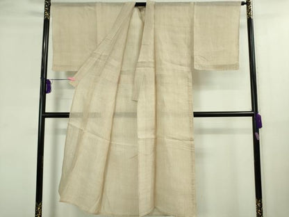 平和屋本店＊極上 夏物 男性 紬屋吉平 上布 麻 たとう紙・残布付き 逸品 DZAA9570kh5