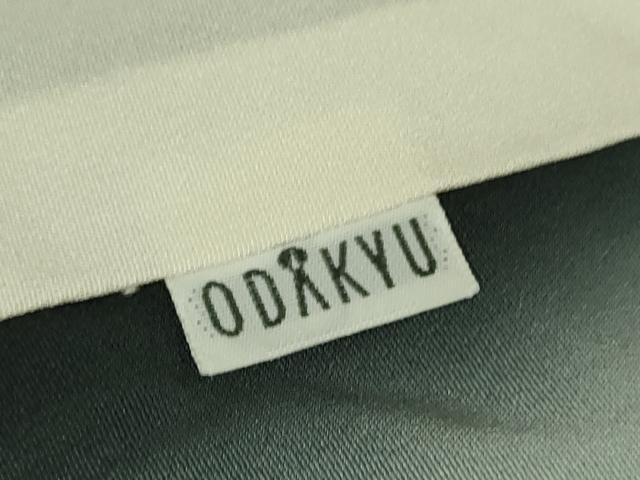 平和屋着物●極上　伝統工芸士　砂川健一　江戸小紋　行儀　黒×白　小田急百貨店扱い　逸品　DZAA9581kh5