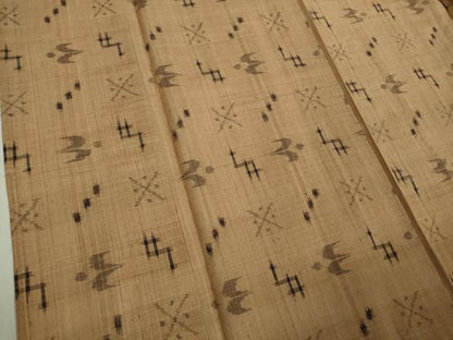 平和屋着物＊極上 夏物 紗紬 琉球絣文様 逸品 DZAA9585kh5