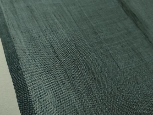 平和屋着物＊極上 夏物 本場小千谷ちぢみ 麻 色無地 薄花色 逸品 DZAA9595kh5