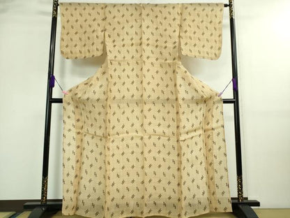 平和屋本店■極上　夏物　芭蕉布　手積み芭蕉糸100％　逸品　未使用　DZAA9596kh5
