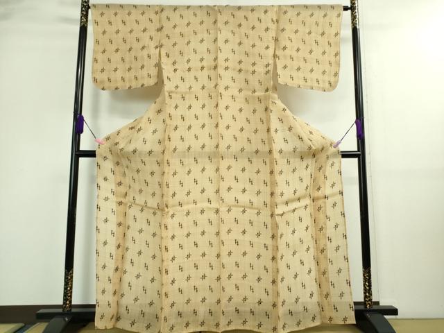 平和屋本店■極上　夏物　芭蕉布　手積み芭蕉糸100％　逸品　未使用　DZAA9596kh5