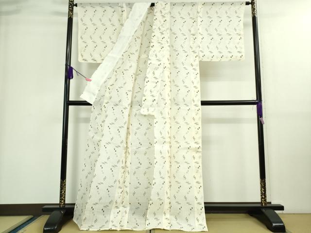 平和屋本店＊極上 夏物 沖縄県無形文化財指定 本場八重山上布 麻 西武百貨店扱い 逸品 未使用 DZAA9597kh5