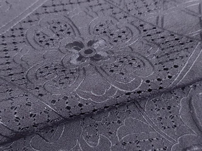 平和屋着物■極上　中国三大刺繍　スワトウ刺繍　汕頭・相良刺繍　総刺繍　訪問着　花唐草文　竜胆色地　逸品　未使用　DZAA9612kh5