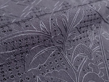 平和屋着物■極上　中国三大刺繍　スワトウ刺繍　汕頭・相良刺繍　総刺繍　訪問着　花唐草文　竜胆色地　逸品　未使用　DZAA9612kh5