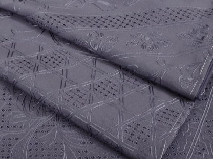 平和屋着物■極上　中国三大刺繍　スワトウ刺繍　汕頭・相良刺繍　総刺繍　訪問着　花唐草文　竜胆色地　逸品　未使用　DZAA9612kh5