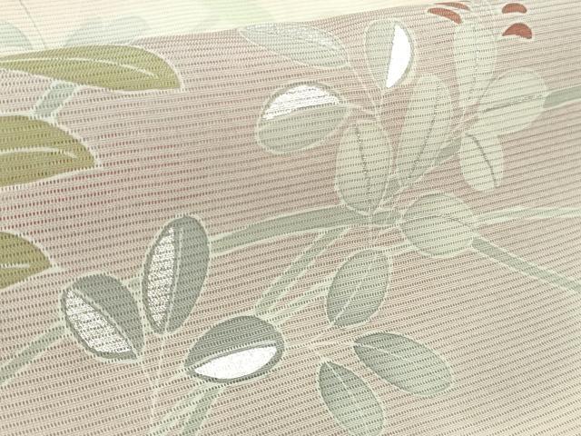 平和屋着物＊極上 夏物 訪問着 絽 秋草文 虹色地 銀彩 伊勢丹扱い ロング丈 逸品 未使用 DZAA9628kh5
