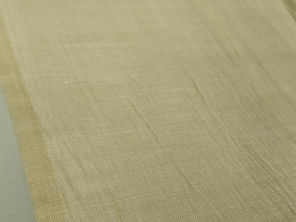 平和屋着物＊極上 夏物 本場小千谷ちぢみ 麻 色無地 蒸栗色 逸品 未使用 DZAA9643kh5
