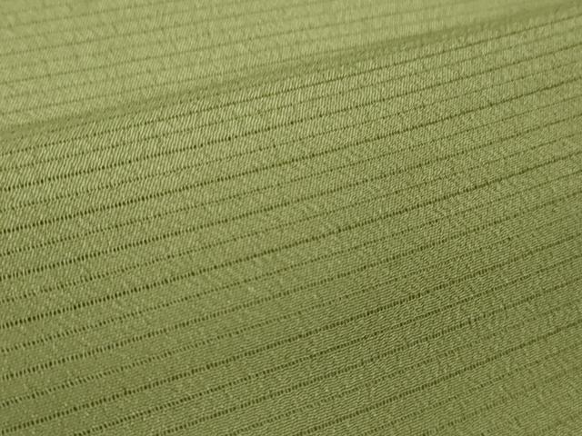 平和屋着物＊極上 夏物 洗える最高級着物 ＜英＞はなぶさ謹製 色無地 絽縮緬 若芽色 逸品 DZAA9646kh5