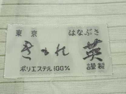 平和屋着物＊極上 夏物 洗える最高級着物 ＜英＞はなぶさ謹製 色無地 絽縮緬 若芽色 逸品 DZAA9646kh5