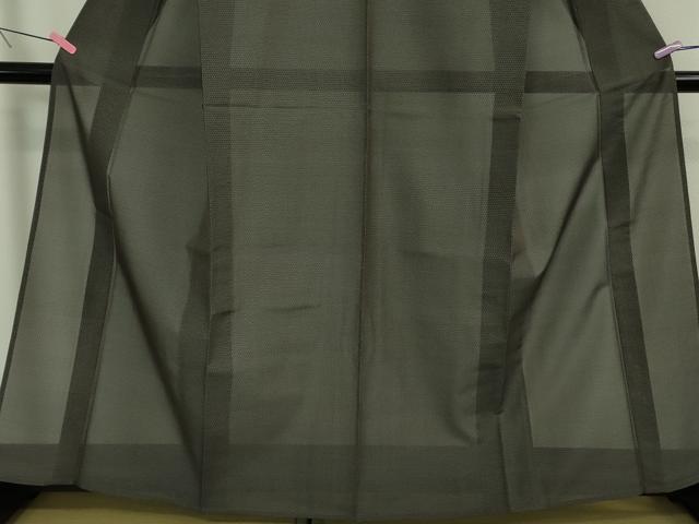 平和屋本店＊極上 夏物 本場大島紬 夏大島 100亀甲 総詰め 黒橡色地 逸品 未使用 DZAA9652kh5