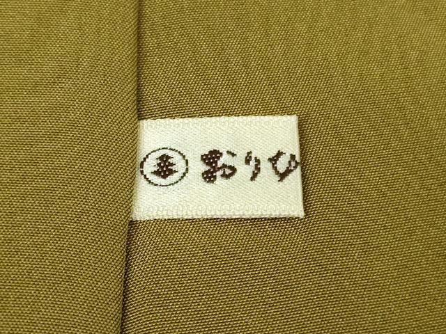 平和屋着物■極上　石川県指定無形文化財　改石牛首紬　手織り　加藤改石作　縞　証紙付き　逸品　DZAA9659kh5
