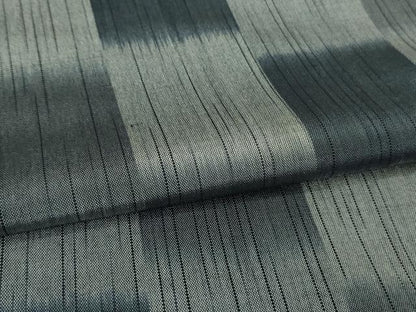 平和屋着物▽極上 紬 単衣 市松文様 逸品 未使用 DZAA9660kh5