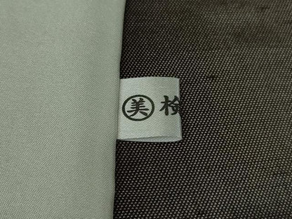 平和屋着物▽極上 紬 単衣 横段文 逸品 DZAA9661kh5