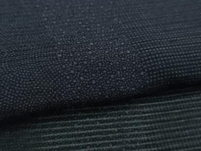 平和屋着物＊極上 夏物 江戸小紋 絽 よろけ縞 深紫色 小田急百貨店扱い 逸品 DZAA9676kh5