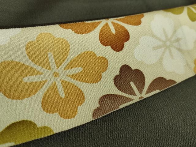 平和屋本店■極上　銀座　志ま亀　訪問着　花菱　蝉色地　たとう紙付き　逸品　DZAA9687kh5