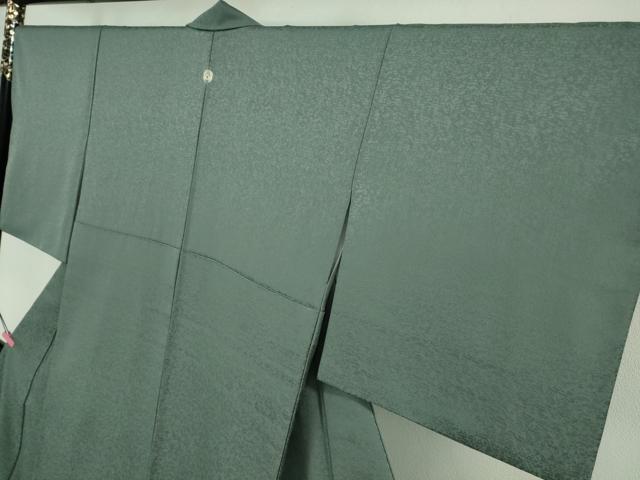 平和屋着物■極上　洗える最高級着物　＜英＞はなぶさ謹製　色無地　藍鼠色　たとう紙付き　逸品　DZAA9690kh5