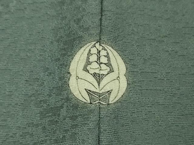 平和屋着物■極上　洗える最高級着物　＜英＞はなぶさ謹製　色無地　藍鼠色　たとう紙付き　逸品　DZAA9690kh5