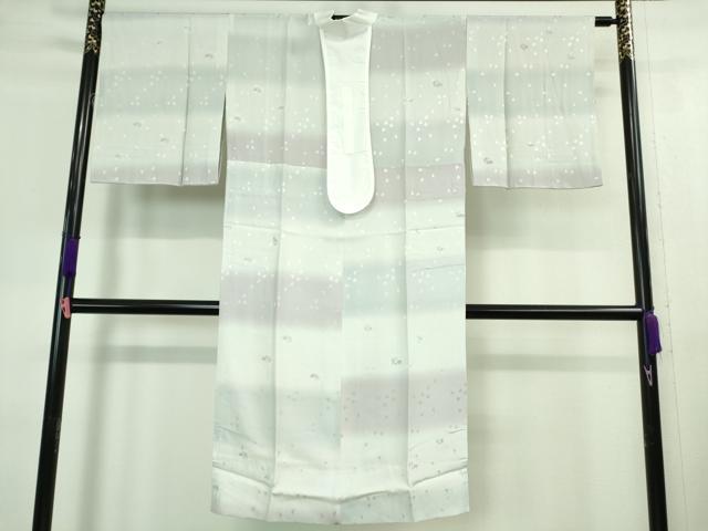 平和屋本店■極上 吉乃一廉 幻の辻が花 訪問着・長襦袢セット 立波花文 暈し染め 金彩 銀通し地 京都きもの友禅 逸品　未使用　DZAA9699kh5