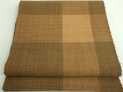 平和屋着物＊極上 夏物 八寸名古屋帯 格子 紙布 逸品 DZAA9704kh5
