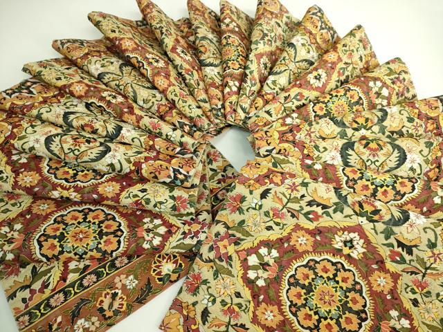 平和屋本店■最高級　明綴れ　全通柄袋帯　正倉院花文　金糸　逸品　DZAA9749kh5