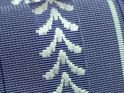 平和屋着物＊極上 夏物 本場筑前博多織 つけ帯 紗献上 紫苑色地 逸品 DZAA9762kh5