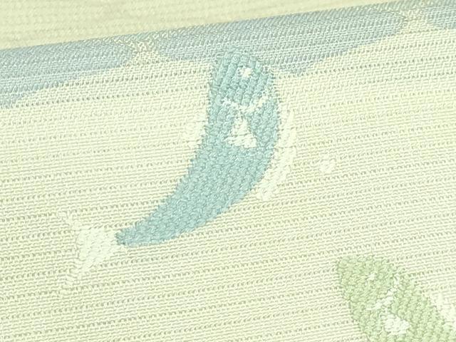 平和屋着物＊極上 夏物 西陣 川島織物 九寸名古屋帯 魚 逸品 DZAA9779kh5