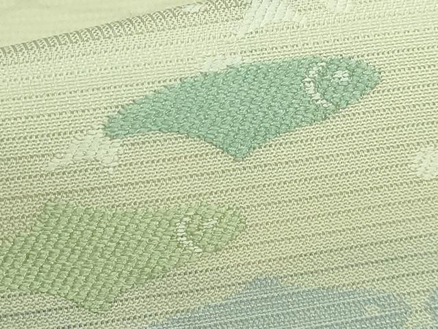 平和屋着物＊極上 夏物 西陣 川島織物 九寸名古屋帯 魚 逸品 DZAA9779kh5