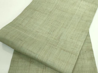 平和屋着物＊極上 夏物 九寸名古屋帯 麻 逸品 DZAA9780kh5