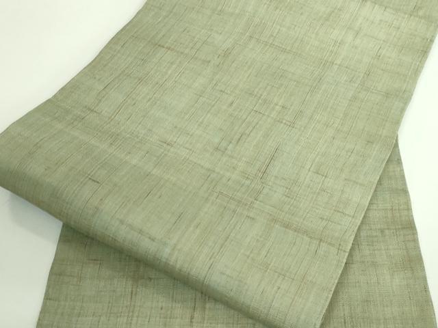 平和屋着物＊極上 夏物 九寸名古屋帯 麻 逸品 DZAA9780kh5