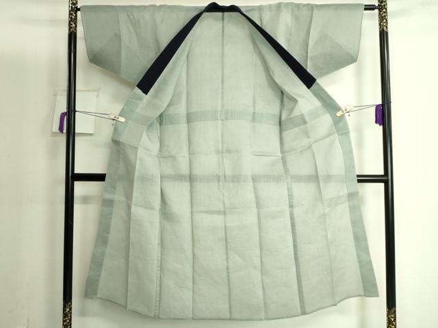 平和屋着物＊夏物 男性 長襦袢 岩井茶色地 麻 逸品 DZAA9797kh5