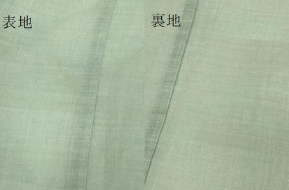 平和屋着物＊夏物 男性 長襦袢 岩井茶色地 麻 逸品 DZAA9797kh5